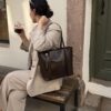 Marline Dark Brown Bag + Pochette