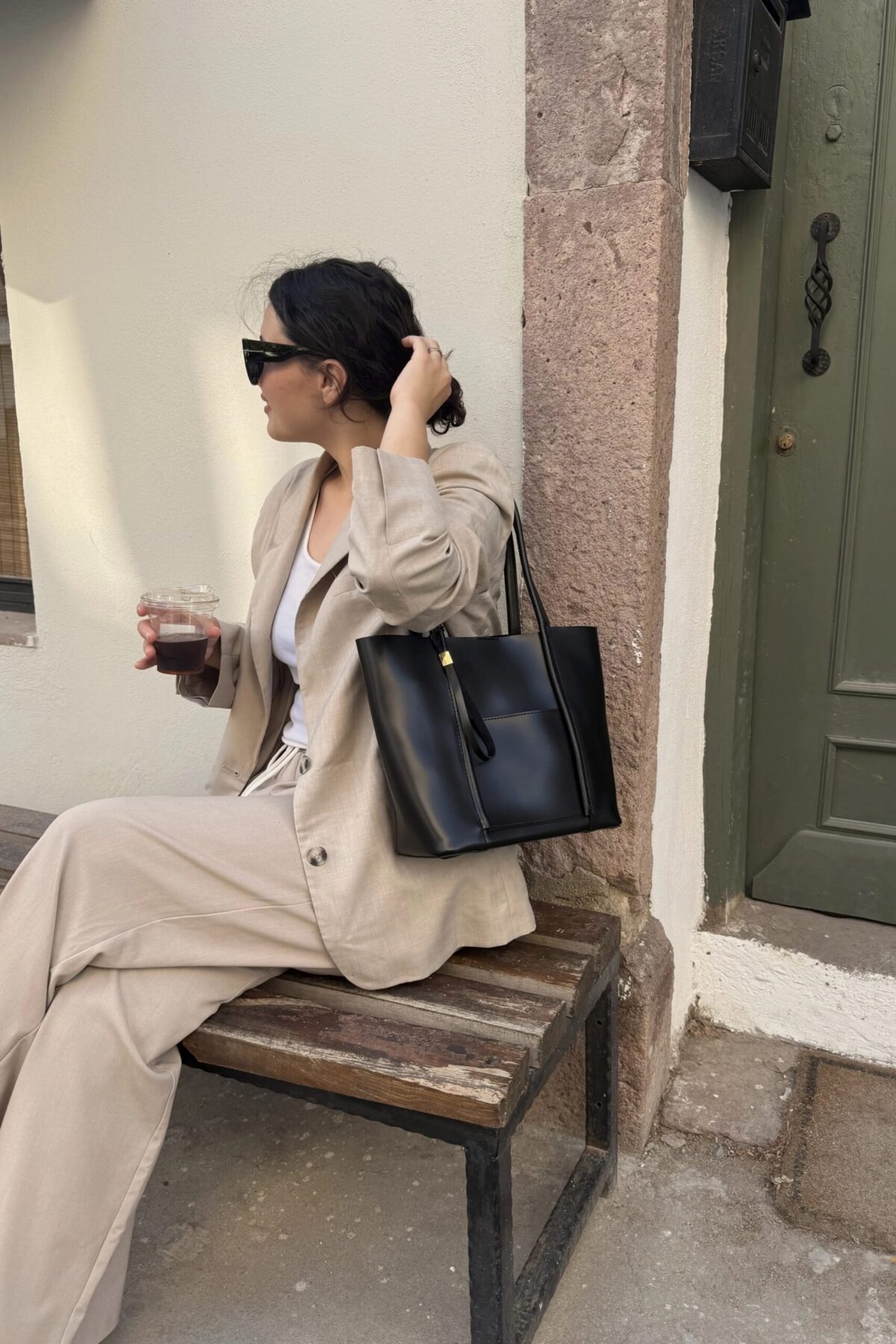 Marline Black Bag + Pochette