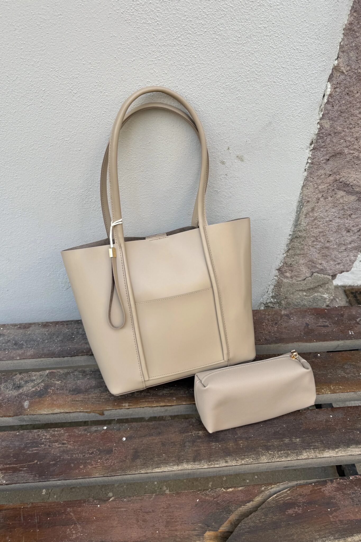 Marline Beige Bag + Pochette