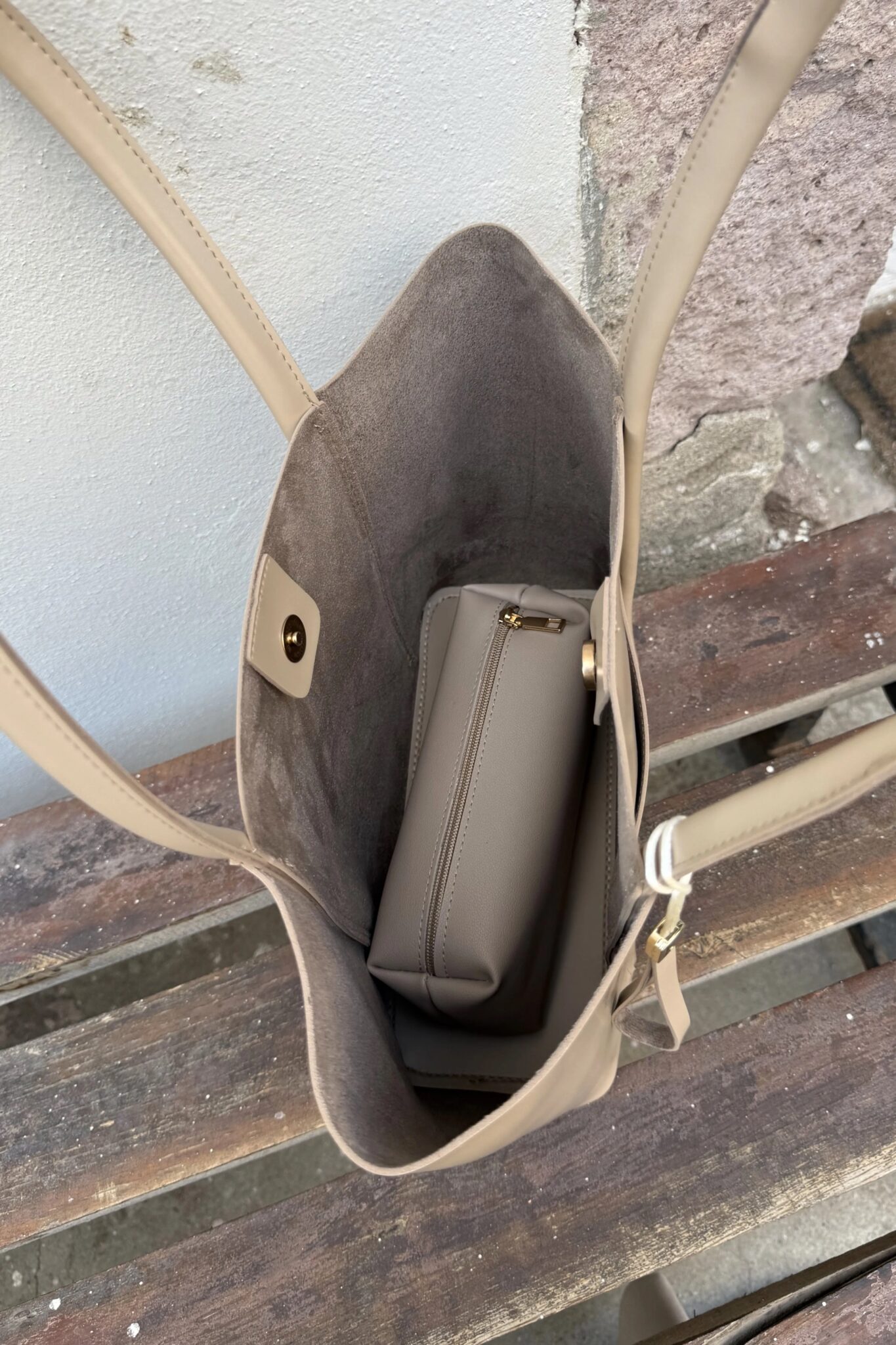 Marline Beige Bag + Pochette – Image 3