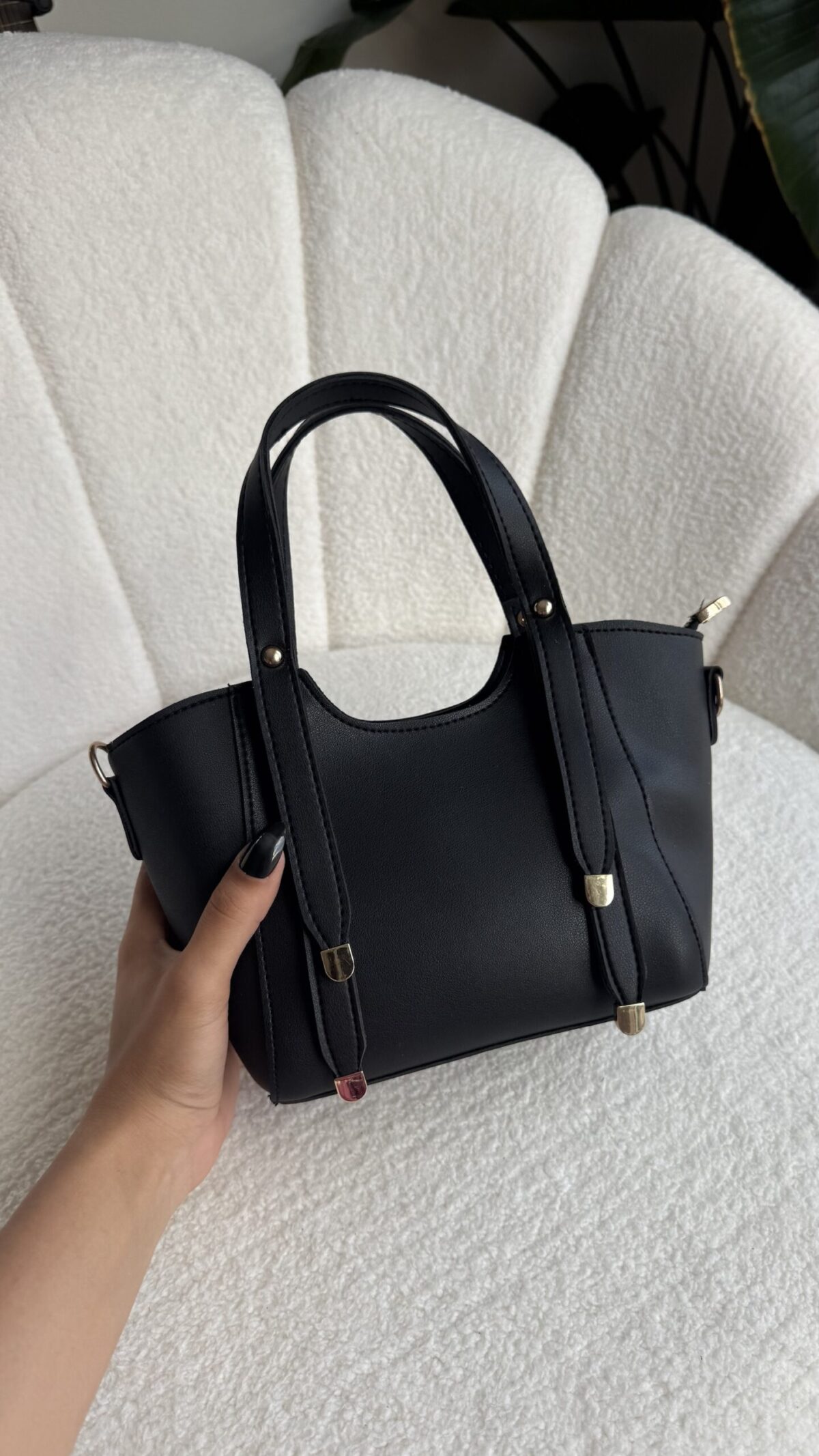 Windy Black Bag
