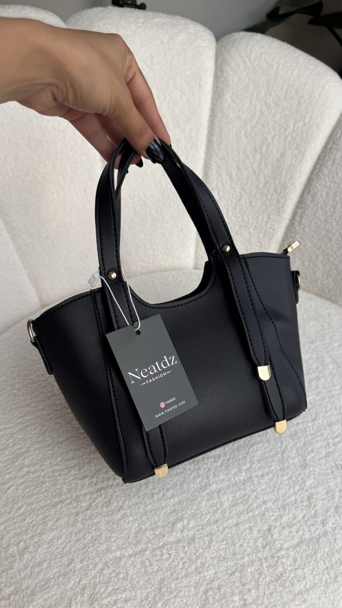 Windy Black Bag
