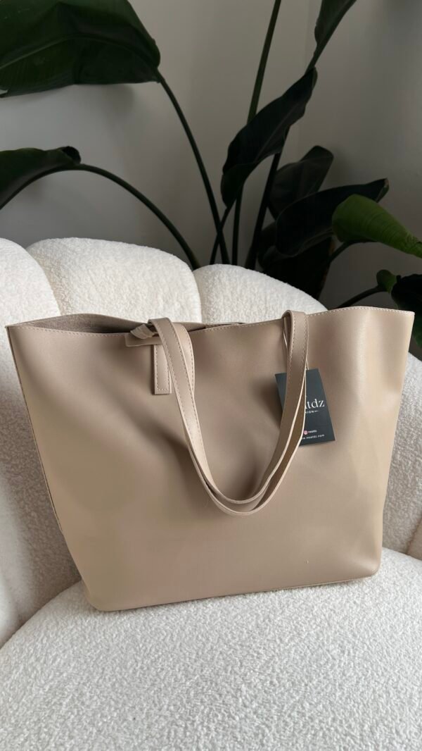 Cloudy Beige Bag + Wallet – Image 4