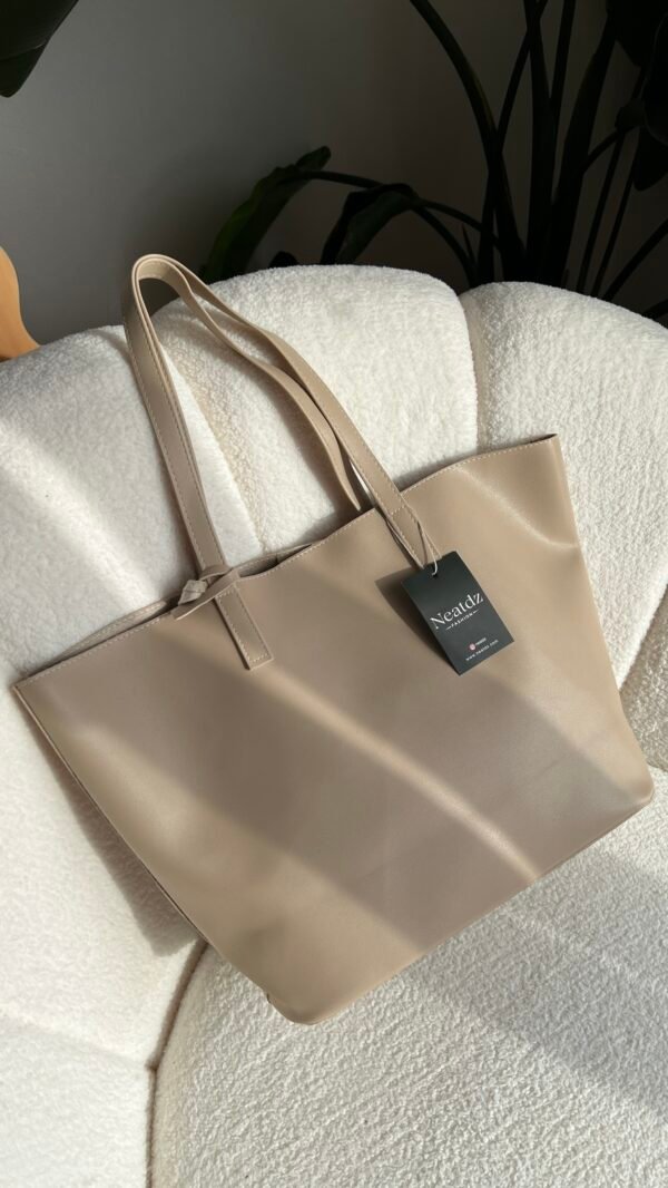 Cloudy Beige Bag + Wallet – Image 2