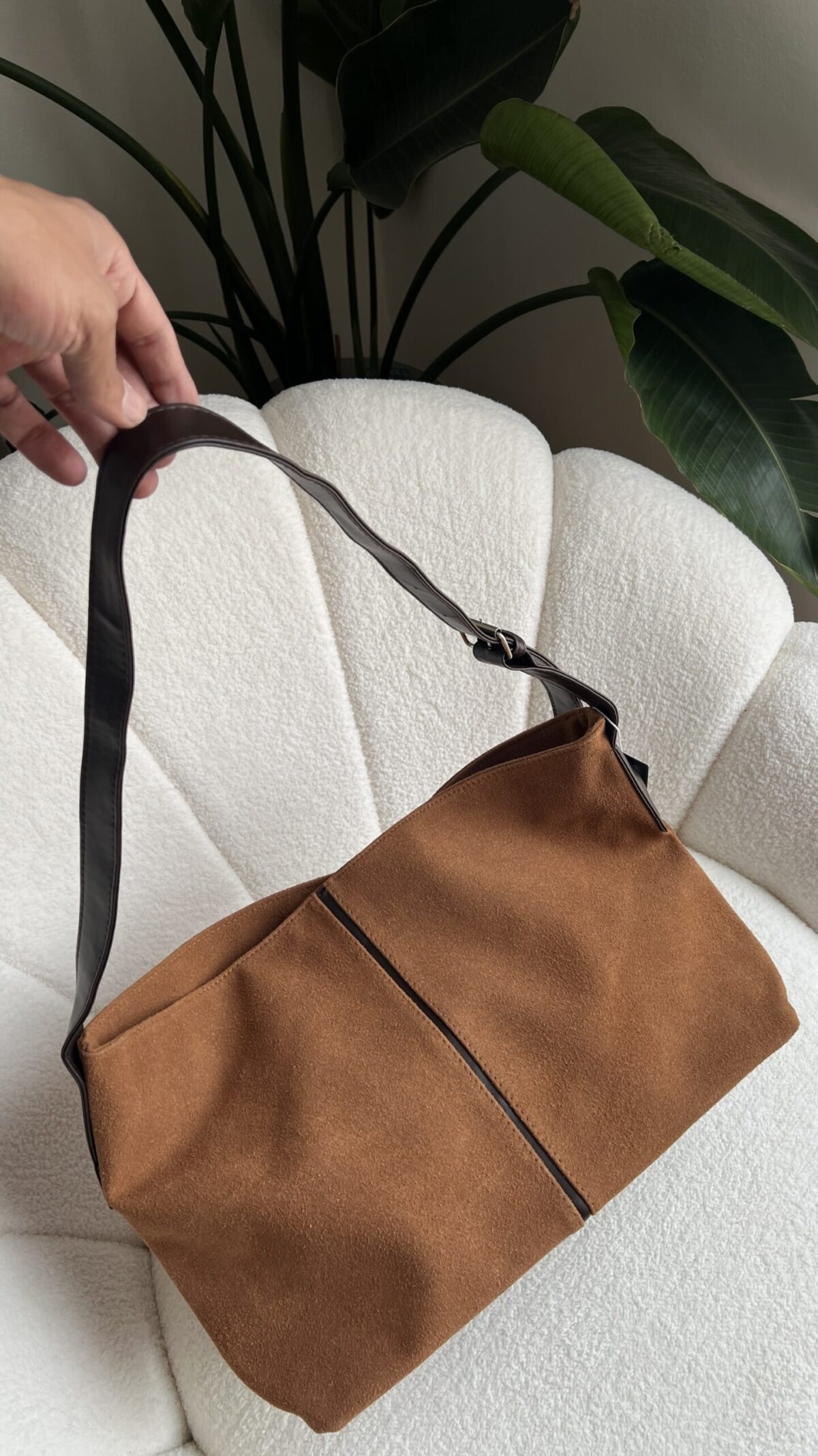 img_2764 Agatha Suede Camel Bag