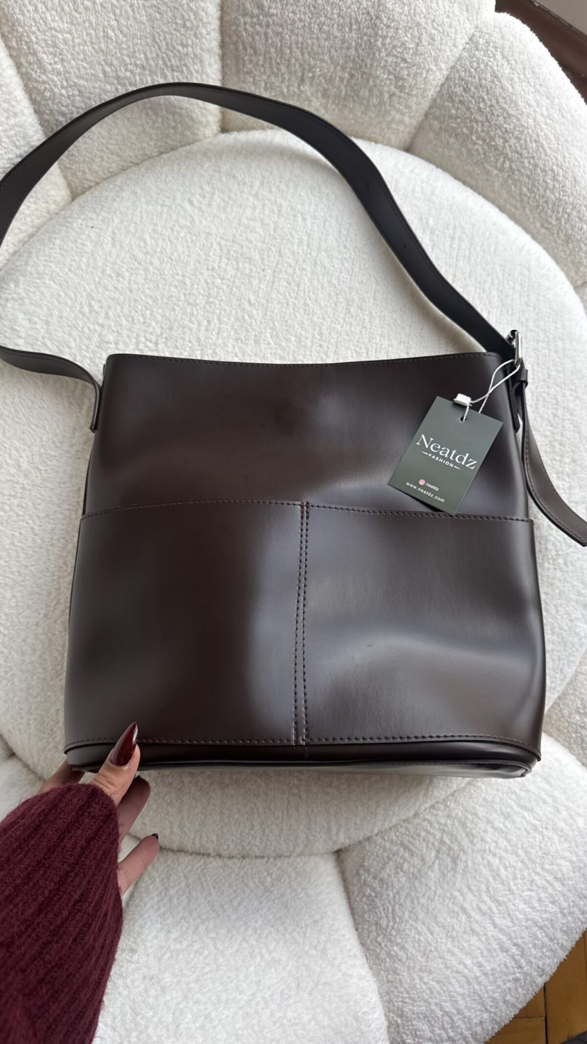 img_3040 Elsa Dark Brown Bag + Pochette