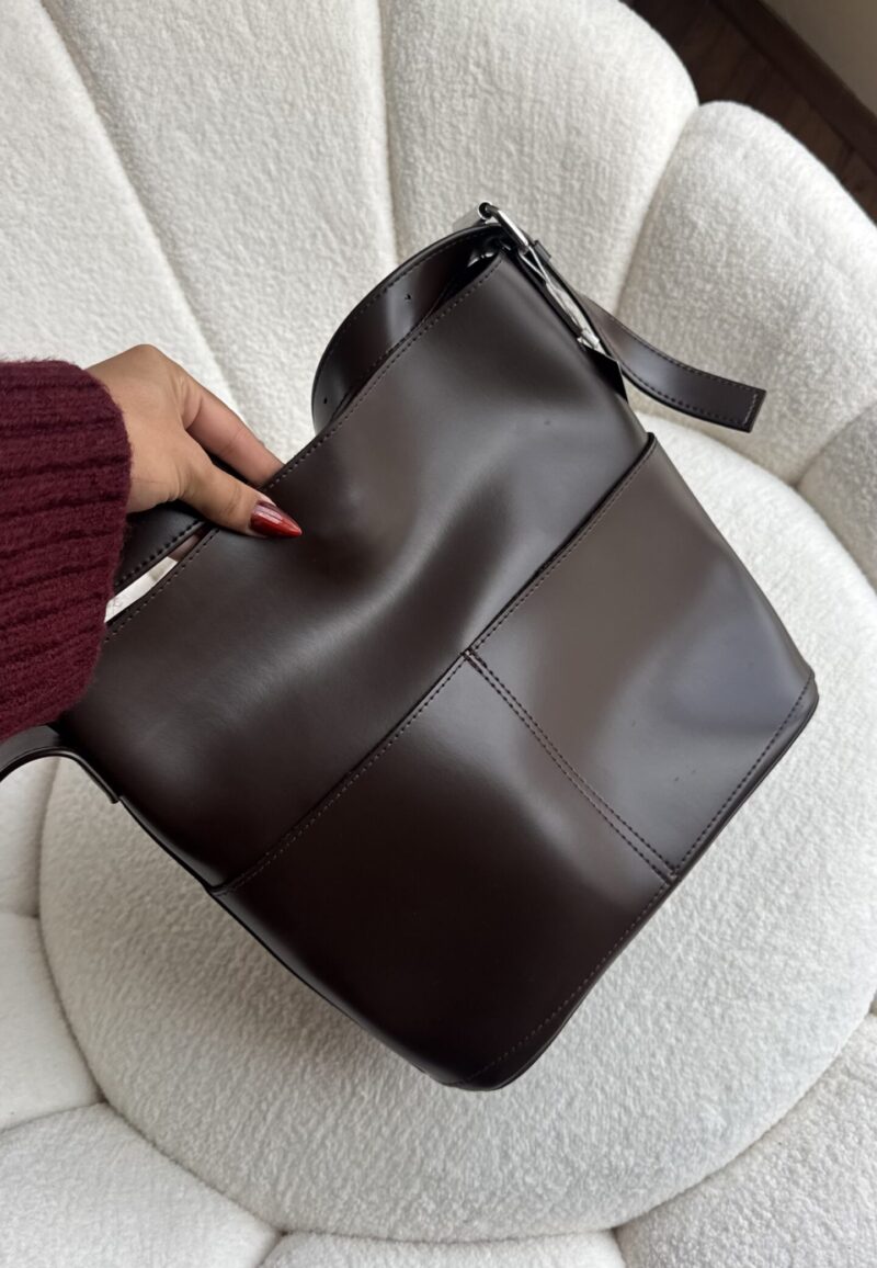 Elsa Dark Brown Bag + Pochette