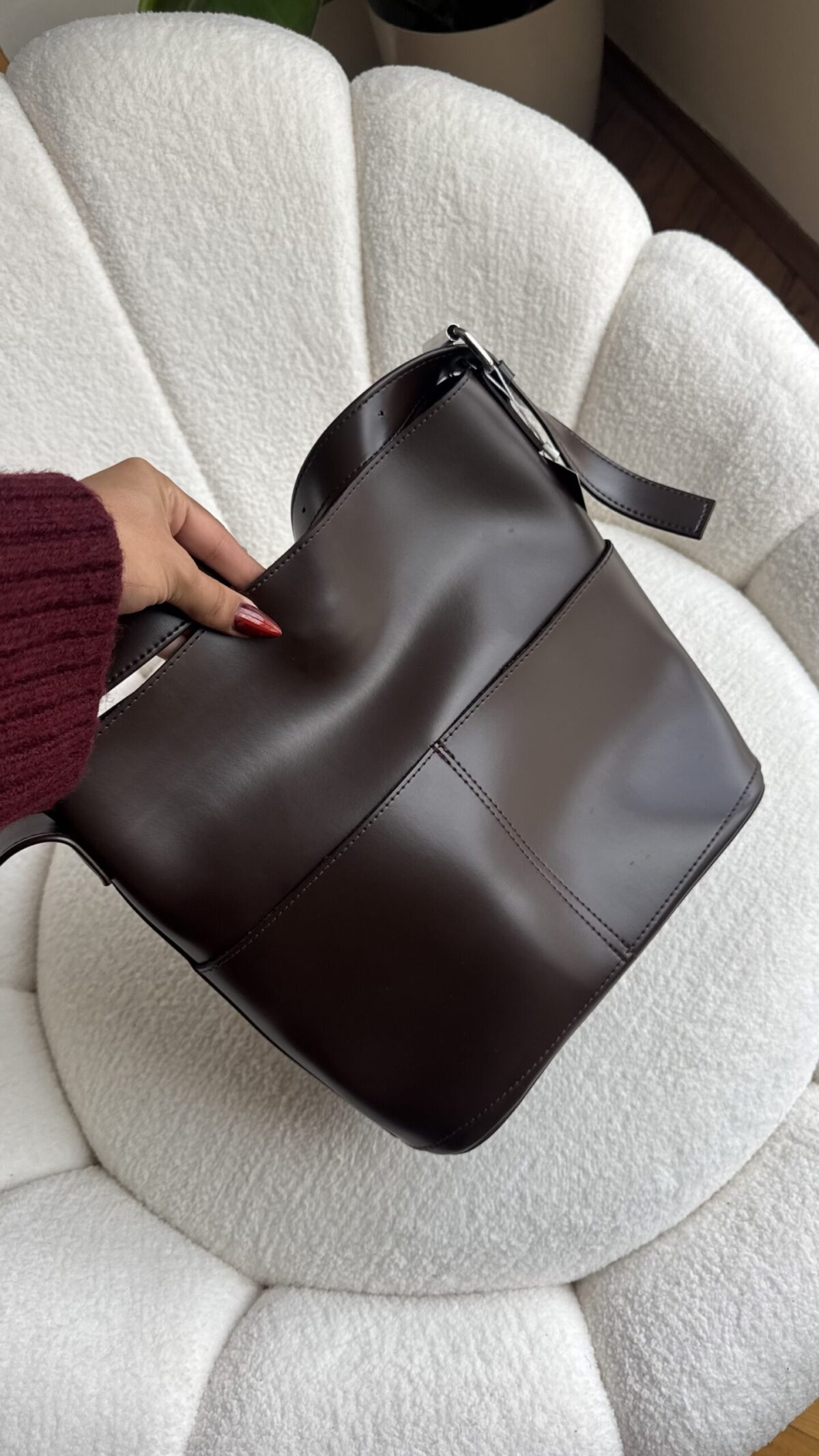 img_3043 Elsa Dark Brown Bag + Pochette