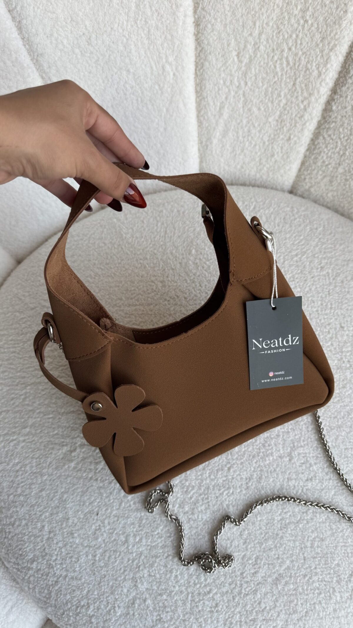 img_3380 Bloom Suede Small Camel Bag
