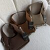 img_3386 Bloom Suede Small Dark Brown Bag