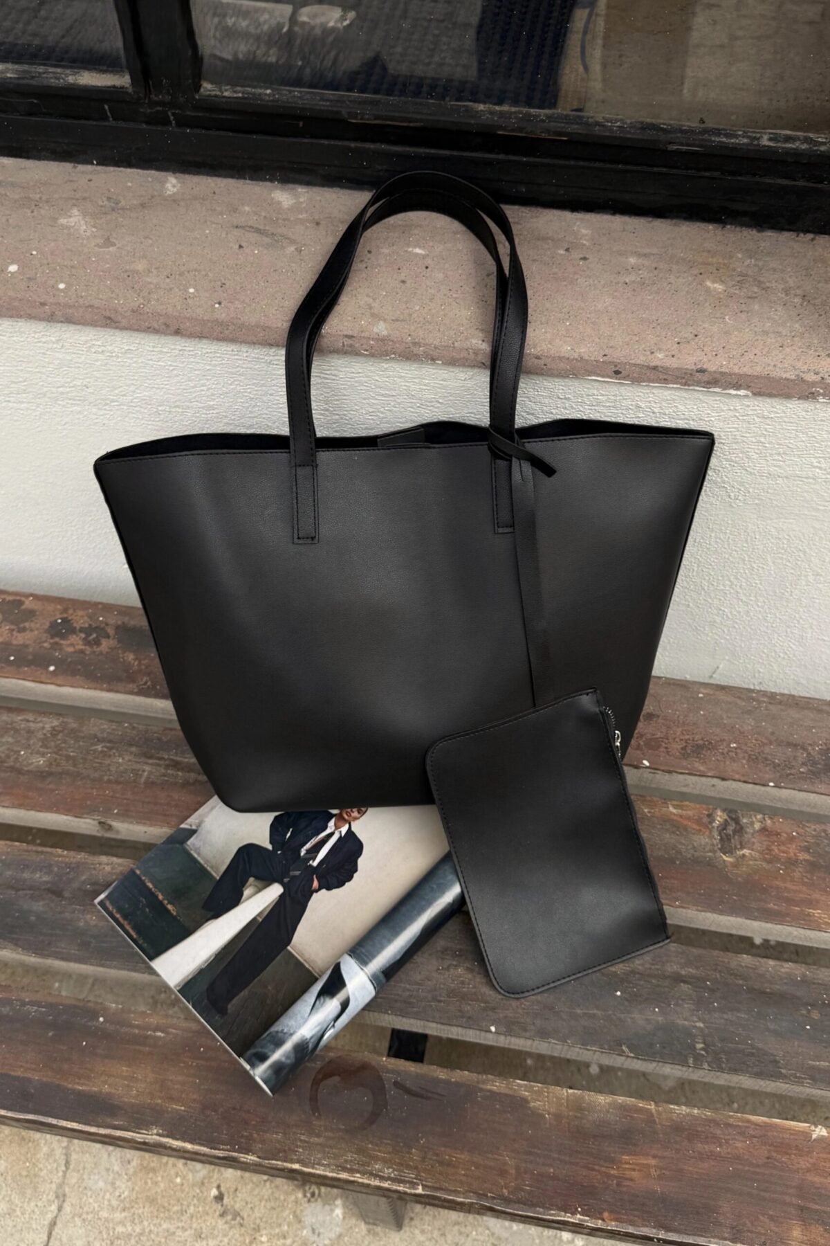 img_4834 Cloudy Black Bag + Wallet