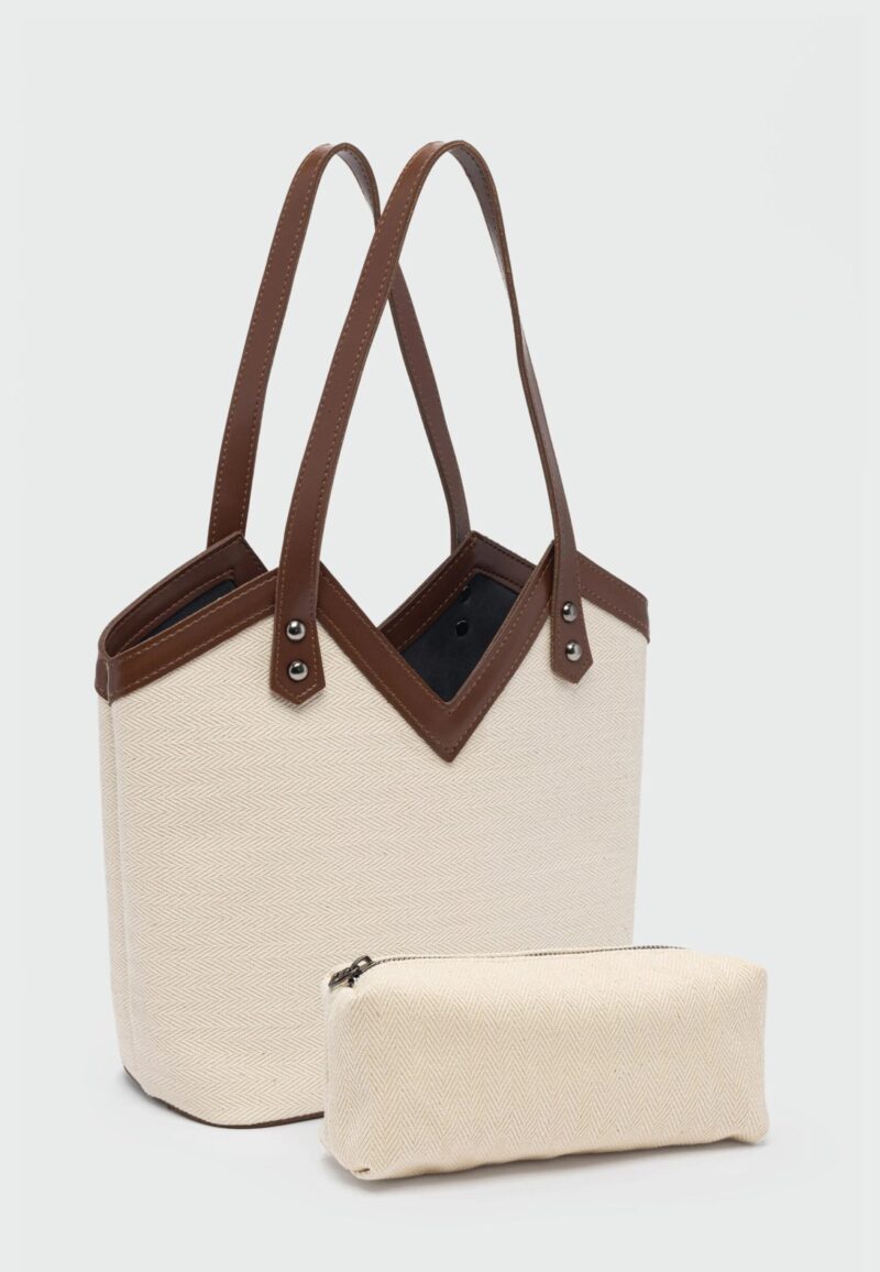 Woen Canvas Camel Bag