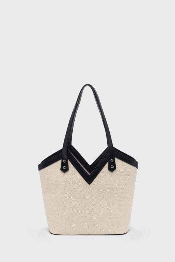 Woen Canvas Black Bag – Image 2