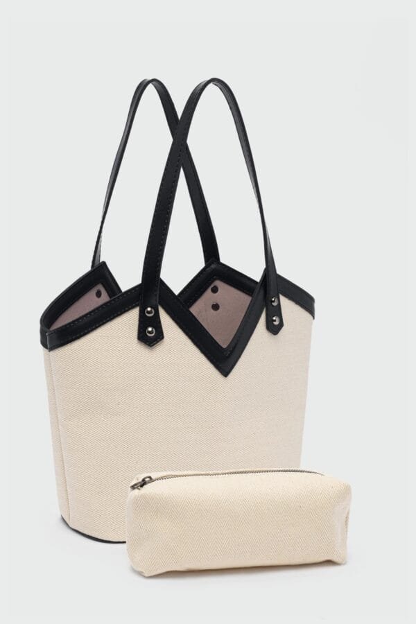 Woen Canvas Black Bag