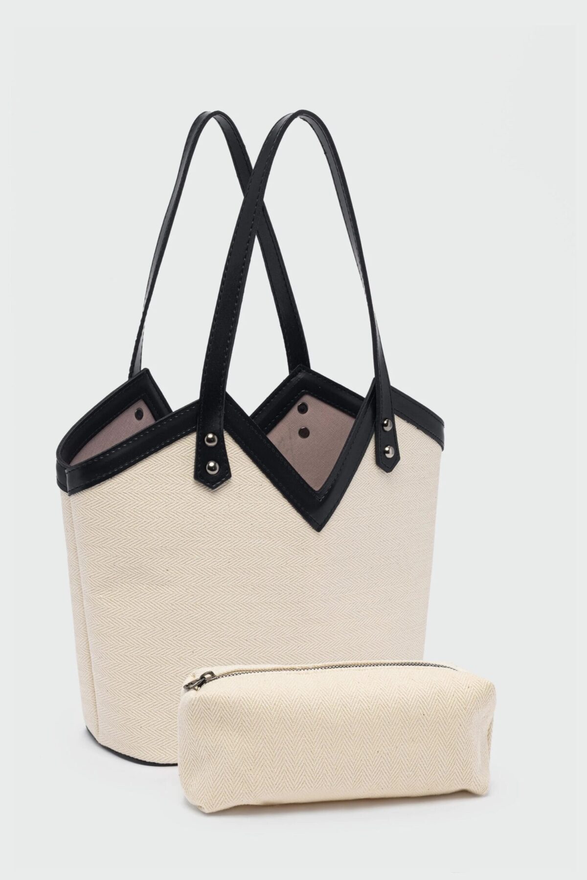 Woen Canvas Black Bag