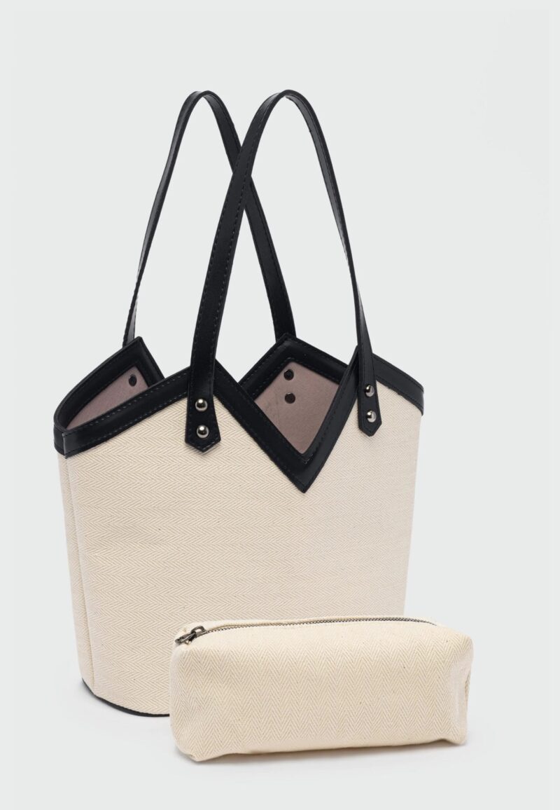 Woen Canvas Black Bag