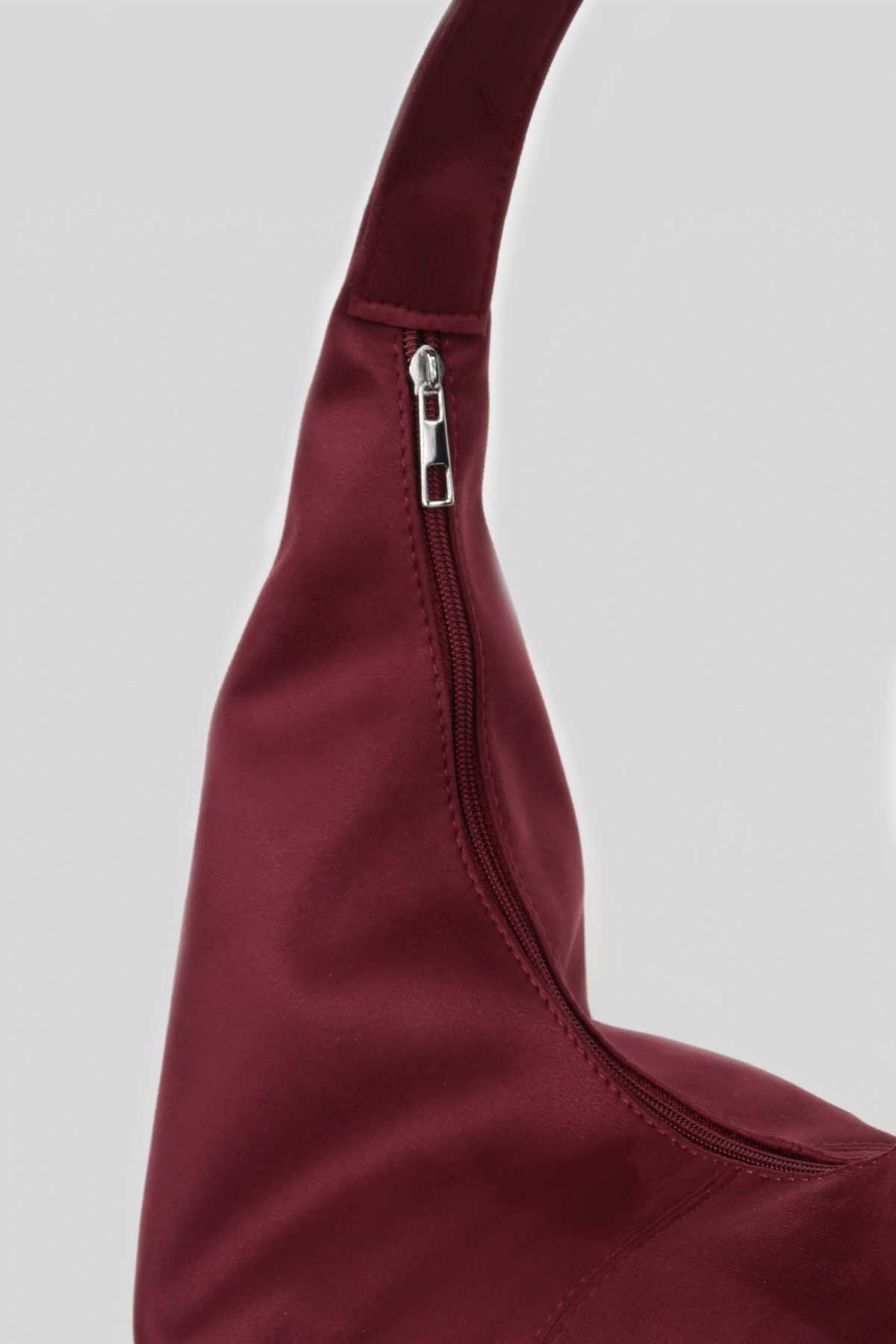 Moon Suede Burgundy X Large Bag