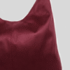 Moon Suede Burgundy X Large Bag