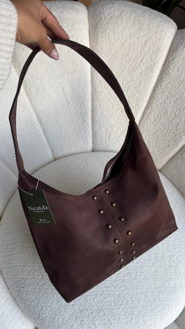 Ruby Suede Dark Brown Bag