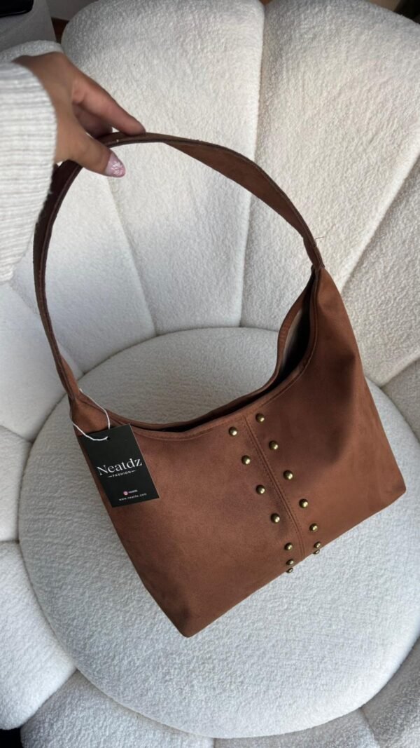 Ruby Suede Camel Bag