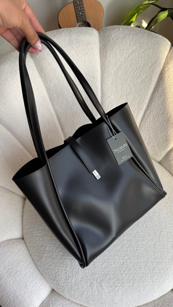 Amber Black Bag + Pochette – Image 3
