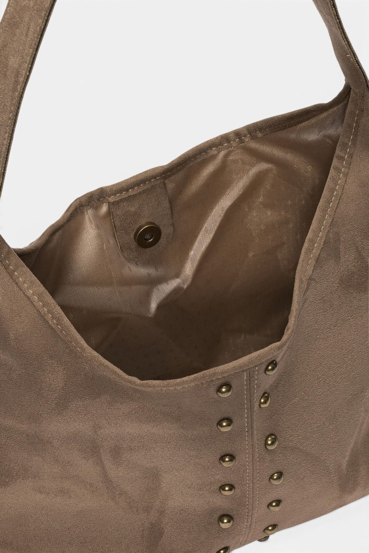 Ruby Suede Beige Bag