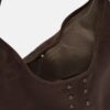 Ruby Suede Dark Brown Bag