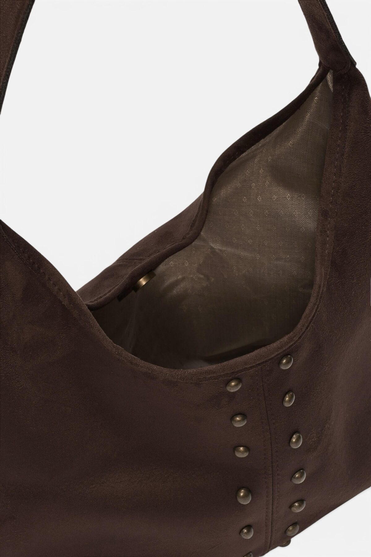 Ruby Suede Dark Brown Bag