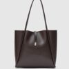 Amber Dark Brown Bag + Pochette