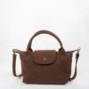 Tiger Small Suede Dark Brown Bag
