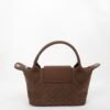 Tiger Small Suede Dark Brown Bag