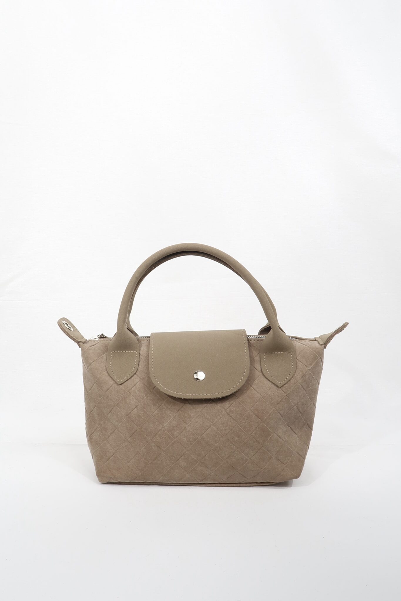 Tiger Small Suede Beige Bag – Image 3