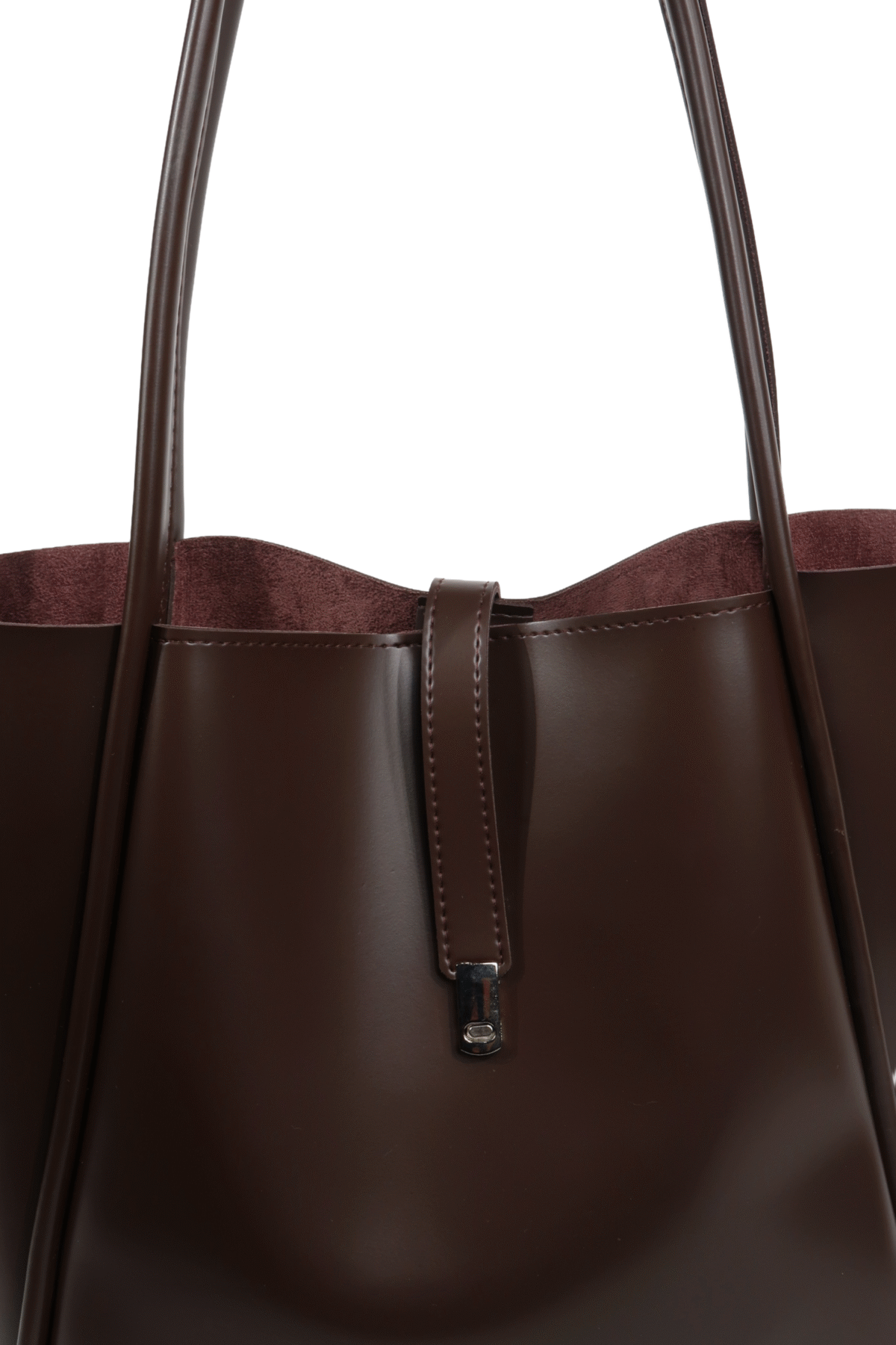 Amber Dark Brown Bag + Pochette