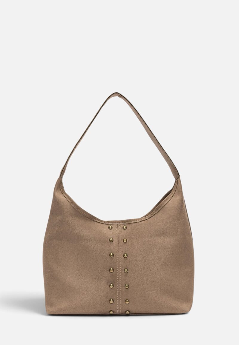 Ruby Suede Beige Bag