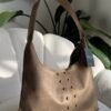 Ruby Suede Beige Bag