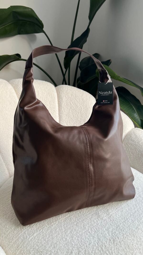 Moon Dark Brown X Large Bag – Image 4