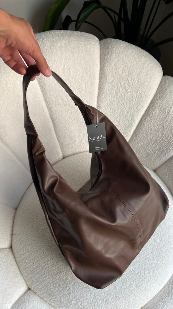 Moon Dark Brown X Large Bag – Image 2