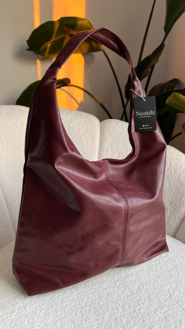 Moon Burgundy X Large Bag – Image 4