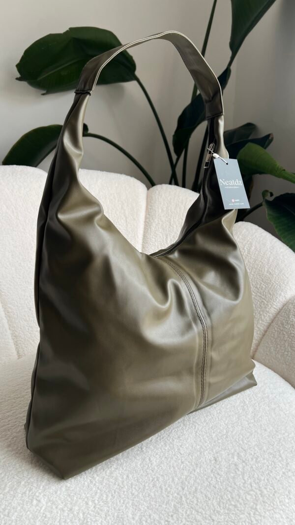 Moon khaki X Large Bag – Image 4