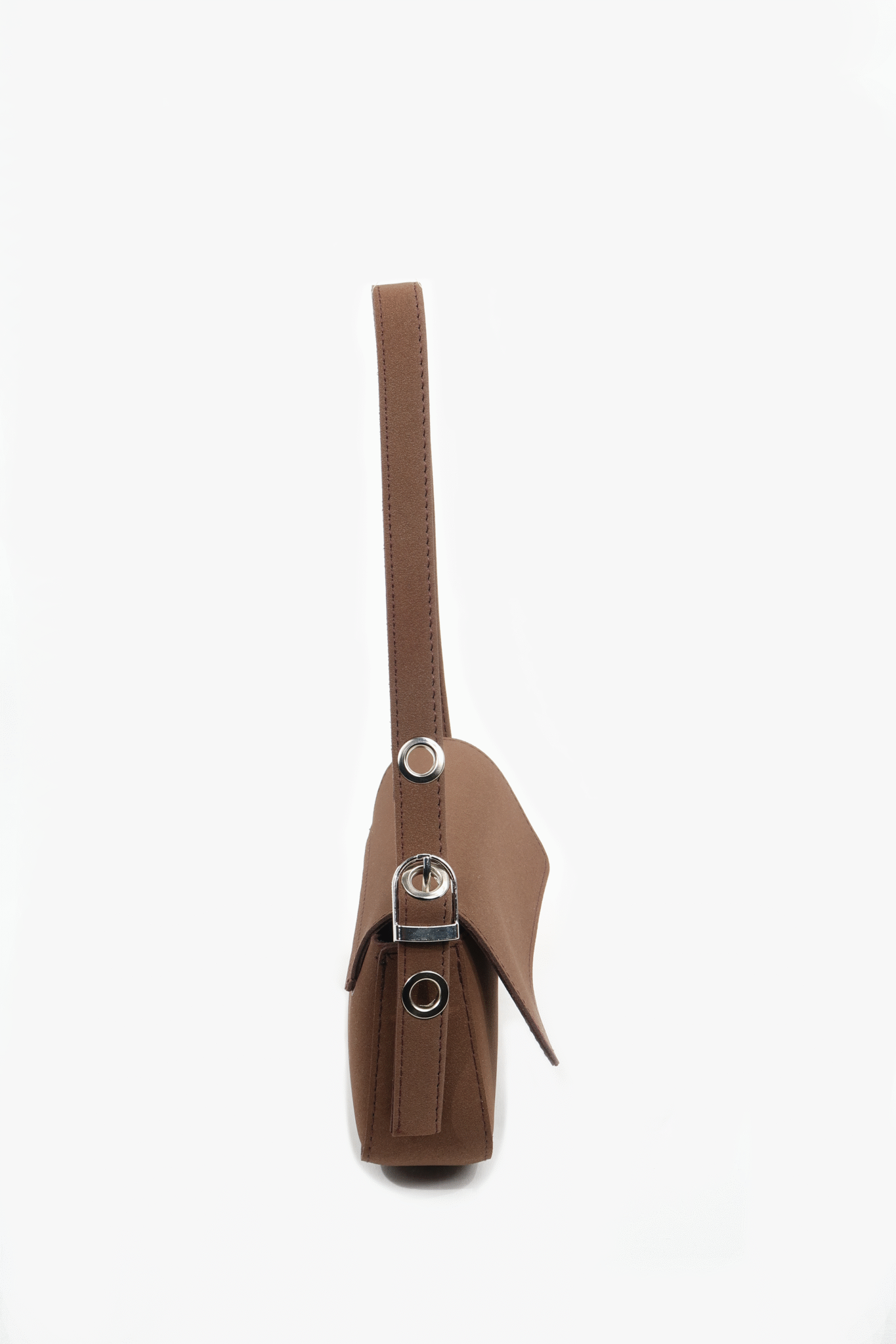 Mirage Suede Dark Brown Bag – Image 4