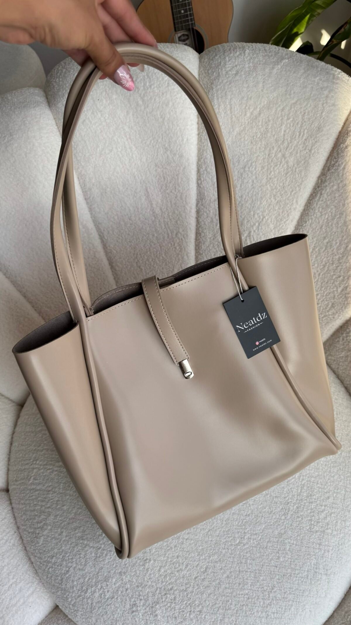 Amber Biege Bag + Pochette
