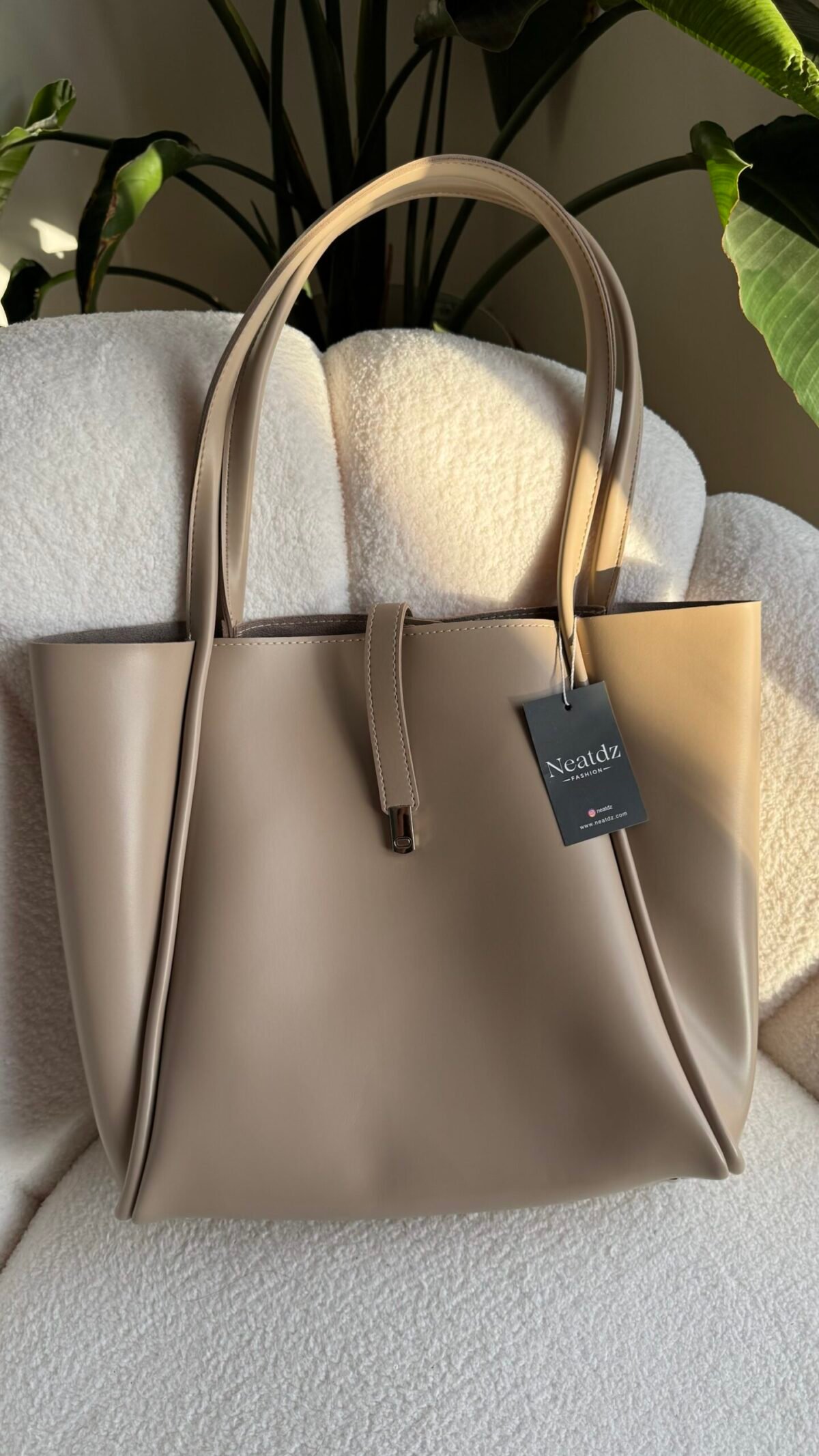 Amber Biege Bag + Pochette