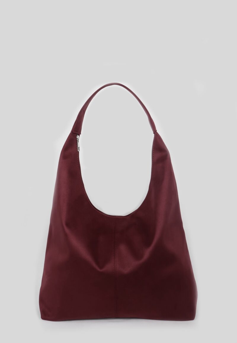 Moon Suede Burgundy X Large Bag