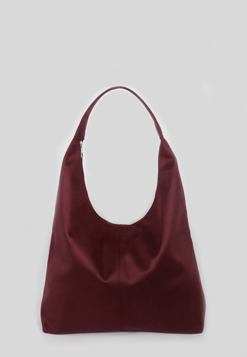 Moon Suede Burgundy X Large Bag