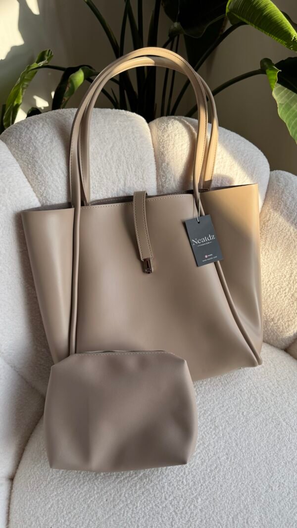 Amber Biege Bag + Pochette