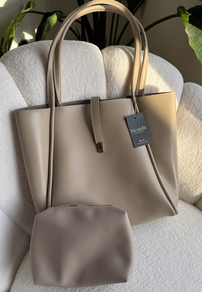 Amber Biege Bag + Pochette