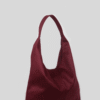 Moon Suede Burgundy X Large Bag