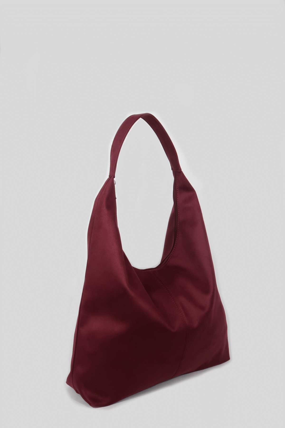 Moon Suede Burgundy X Large Bag