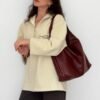 adsiz-tasarim-70 Delora Burgundy X Large Bag