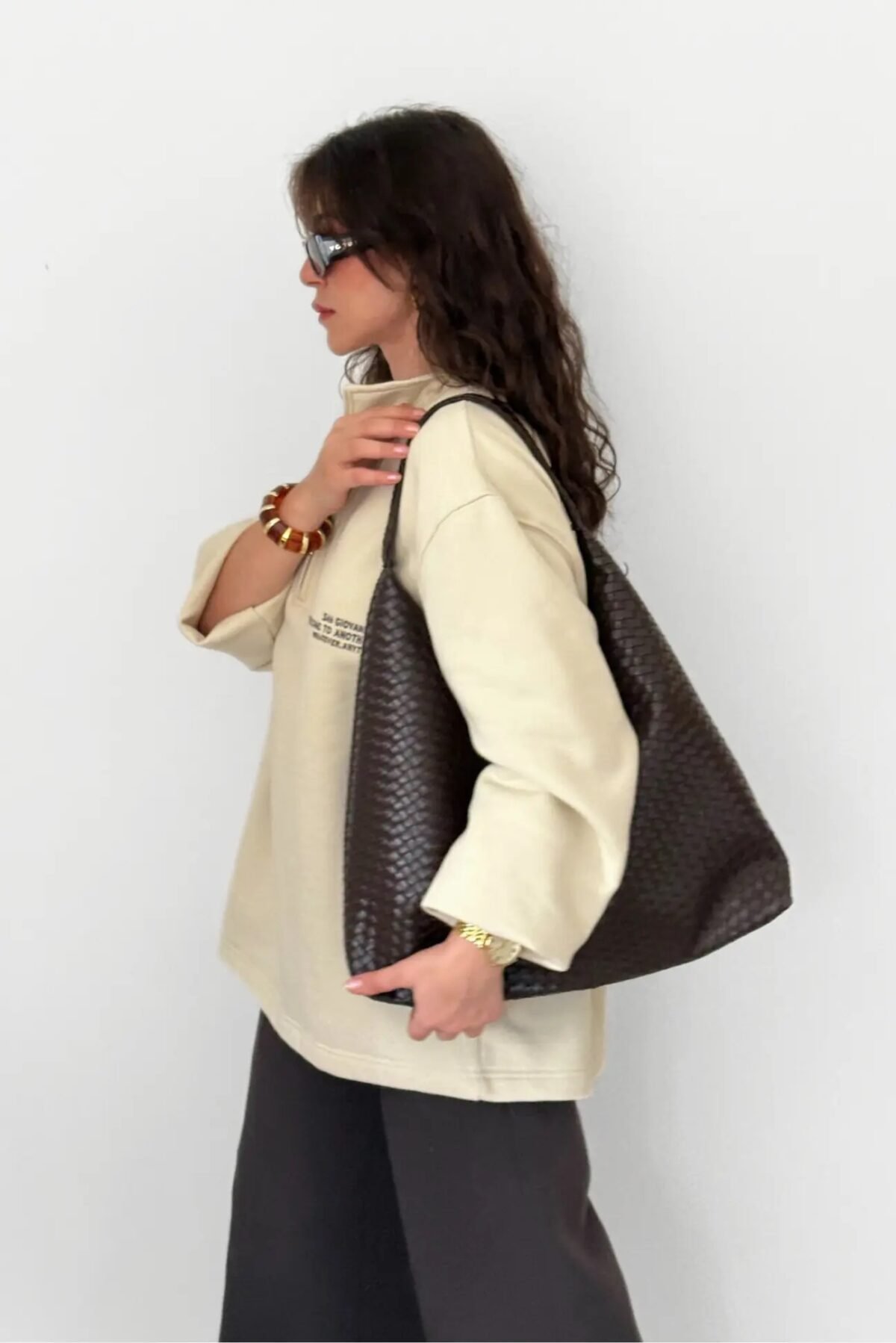 Delora Dark Brown X Large Bag